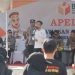 Ketua Bawaslu Bone Bolango, Sofyan Djama, menegaskan seluruh petugasnya siap mengawal pemilu di 2024 saat apel siaga di Halaman Kantor Bawaslu Bone Bolango, Selasa (21/11/2023).