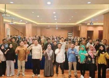 kegiatan Forum Warga Pengawasan Partisipatif Pada Tahapan Kampanye Pemilu Tahun 2024 di Grand Q Kota Gorontalo, Jumat (24/11/2023).