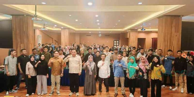 kegiatan Forum Warga Pengawasan Partisipatif Pada Tahapan Kampanye Pemilu Tahun 2024 di Grand Q Kota Gorontalo, Jumat (24/11/2023).