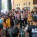 Sejumlah masa aksi yang berasal dari masyarakat di Waduk Bulango Ulu menuntut agar lahan mereka yang di gunakan untuk segera dibayarkan, Senin 20/11/2023