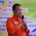 Kabid PPKB DinsosP3APPKB Bone Bolango, Mulyadi S. Paramata saat menyampaikan aksi perubahan di Kecamatan Bulango Timur, Rabu (15/11/2023). (Foto Adit)