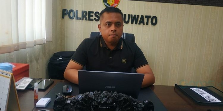 Kasat Reskrim Polres Pohuwato Iptu Faisal Ariyoga Anastasius Harianja. (F. Yusuf/gopos)