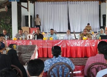 Pertemuan Komisi I Deprov Gorontalo bersama media mitra DPRD Provinsi Gorontalo, Selasa (14/11/2023).(Humas Deprov Gorontalo)