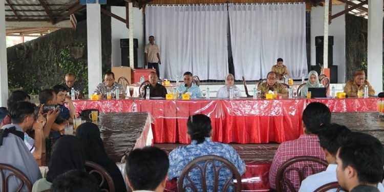 Pertemuan Komisi I Deprov Gorontalo bersama media mitra DPRD Provinsi Gorontalo, Selasa (14/11/2023).(Humas Deprov Gorontalo)