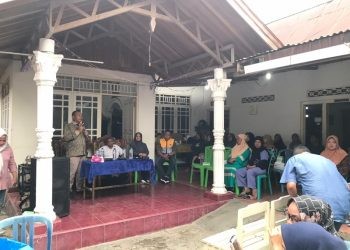 Kegiatan reses DPRD Kota Gorontalo di Kelurahan Tenda, Kecamatan Hulonthalangi, Kota Gorontalo, Sabtu (11/11/2023)