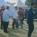 Presiden Jokowi ketika tiba di lokasi Pundak Acara Puncak Acara Festival Harmoni Budaya Nusantara di Lapangan Taruna Desa Bukit Raya, Kecamatan Sepaku, Kabupaten Penajam Paser Utara, Provins Kalimantan Timur, Jumat (3/11/2023) (ANTARA/Nyaman Bagus Purwaniawan)
