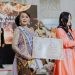 Adiel Tambingon saat berhasil meraih juara ketiga pada pemilihan No'u atau Putri Kota Gorontalo Tahun 2023 (istimewa)