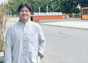 Regi Mokodongan, Mahasiswa UNBITA yang berhasil lolos dalam program wirausaha merdeka yang dilaksanakan oleh Kemendeikbudristek (dok. unbita)