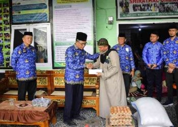 Peduli kepada anak yatim piatu menjadi salah satu agenda KORPRI pada peringatan Hari Ulang Tahun KORPRI ke-52 tahun 2023.