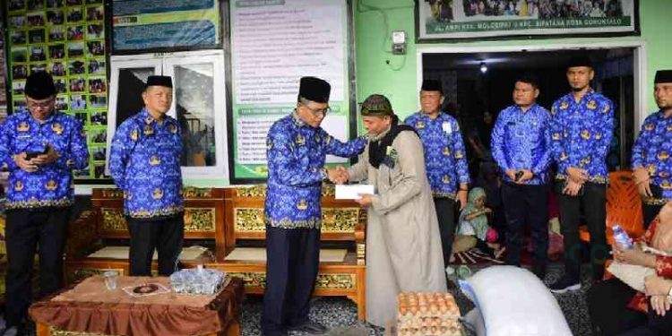 Peduli kepada anak yatim piatu menjadi salah satu agenda KORPRI pada peringatan Hari Ulang Tahun KORPRI ke-52 tahun 2023.