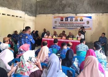Suasana reses DPRD Kota Gorontalo di Kelurahan Siendeng, Kecamatan Hulontahalangi, Jumat (10/11/2023).