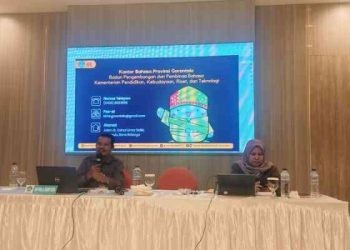 Taklimat Media Pelaksanaan Program Kantor Bahasa Provinsi Gorontalo Tahun 2023, Kamis 21/12/2023 di Hotel Yulia Kota Gorontalo.
