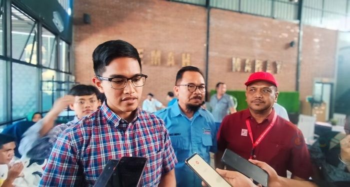 TKN Ketua Umum (Ketum) Partai Solidaritas Indonesia (PSI) Kaesang Pangarep menghadiri konsolidasi TKD di Gorontalo.