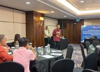 Sosialisasi Perlindungan Konsumen dan Diseminasi UMKM Potensial Dibiayai (BISAID) di Provinsi Gorontalo, Selasa (12/12/2023).