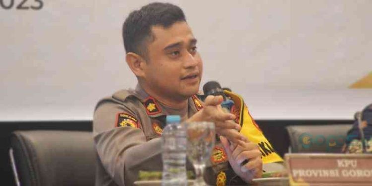 Wakapolres Bone Bolango, Kompol Reza Hasni.