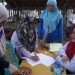 LKBN ANTARA Biro Gorontalo berkolaborasi dengan komunitas Huntu Art Distrik, Blod.id, DOSIS dan Gusdurian Gorontalo bekerja sama dengan Palang Merah Indonesia (PMI) dan Perhimpunan Donor Darah Indonesia (PDDI) menggelar aksi sosial donor darah memperingati HUT LKBN ANTARA ke-86 pada 13 Desember. Kegiatan ini digelar di Pasar Ambuwa Desa Huntu Selatan Kecamatan Bulango Selatan Kabupaten Bone Bolango. (ANTARA/Adiwinata Solihin)