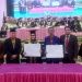 Penandatangan MoU antara UBM Gorontalo dan Persatuan Ikatan Dokter Gigi Indonesia Provinsi Gorontalo terkait rencana pendirian Fakultas Kedokteran Gigi UBM Gorontalo, Sabtu (2/12/2023).(Yusuf/goos)