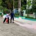 Dinas Kesehatan Provinsi Gorontalo menggelar sosialisasi dan Pemetaan Sistem Peringatan Dini Penanggulangan Krisis Kesehatan dirangkaikan dengan simulasi penggunaan Alat Pemadam Api Ringan (APAR)
