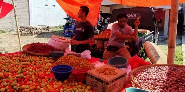 Rijal, salah satu pedagang di pasar tradisional mengatakan dari beberapa sembako yang paling mahal ialah cabai.