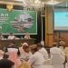 Kegiatan Seminar Penelitian Dampak Program Kemiskinan Kota Gorontalo di Grand Q Kota Gorontalo, Rabu (6/12/2023).