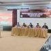 rapat koordinasi pembentukan KPPS, di Hotel Grand Q, Kota Gorontalo, Jumat 8/12/2023