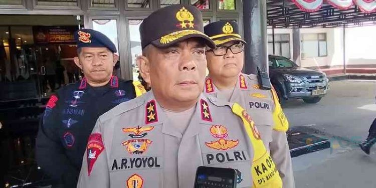 Kapolda Gorontalo, Irjenpol Angesta R Yoyol dikonfirmasi, Senin 11/12/2023.