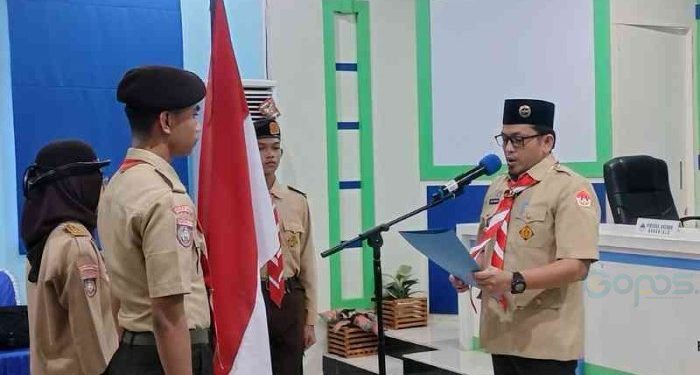Satuan Karya Pramuka Pengawasan Obat dan Makanan Kota Gorontalo resmi dilantik.