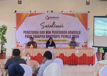 Bawaslu Bone Bolango membeberkan sejumlah peraturan dan non atau bukan peraturan di Kampanye Pemilu 2024.