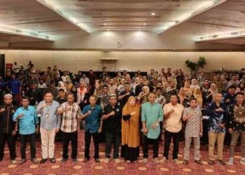 Kegiatan Training of Trainee (TOT) Pelatihan Saksi Peserta Pemilu 2024 oleh Bawaslu Bone Bolango, Jumat (29/12/2023).