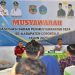 Bupati Gorontalo Nelson Pomalingo saat memberikan sambutan pada Musyawarah Asosiasi BPD se-Kabupaten Gorontalo, Sabtu (2/12/2023).