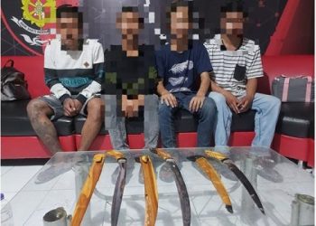 Polisi Bekuk 5 Terduga Pelaku Bacok Pedagang Sayur di Pasar Sentral Kota Gorontalo