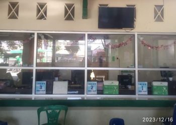 Loket pelayanan BPJS di RS Dunda Limboto terpantau masih kosong pada Sabtu (16/12/2023) pukul 08.21 Wita.(abin/gopos)