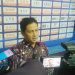 Kepala BPS Provinsi Gorontalo, Mukhamad Mukhanif saat diwawancarai awak media usai merilis berita statistik, Jumat (1/12/2023)  (muhajir/gopos)