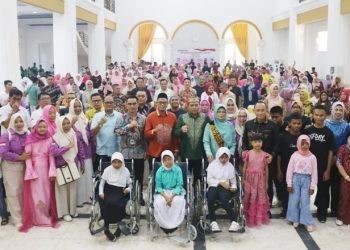 Perayaan hari disabilitas internasional Tingkat Provinsi Gorontalo tahun 2023, Ahad (3/12/2023) (muhajir/gopos)