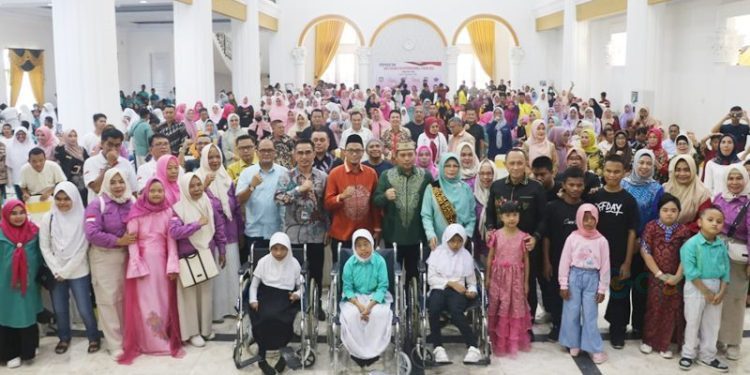 Perayaan hari disabilitas internasional Tingkat Provinsi Gorontalo tahun 2023, Ahad (3/12/2023) (muhajir/gopos)