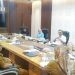 Rapat Komisi I DPRD Provinsi Gorontalo bersama Asisten III, Kabiro Hukum dan Karo Pemerintahan dan Kesra Setda Provinsi Gorontalo dalam pembahasan tindak lanjut SK Gubernur Nomor 419/I/XII/2022 tentang pembentukan panitia pembangunan mesjid raya dan islamic center Provinsi Gorontalo, Senin (10/12/2023) (muhajir/gopos)