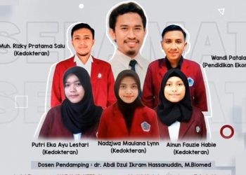 Kelompok PKM-K Fakultas Kedokteran UNG berhasil meraih  mendali perak pada ajang Pimnas 2023 (dok. ung)