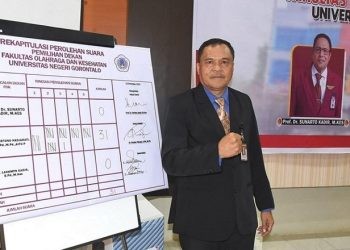 Dekan FOK UNG terpilih Dr. Hartono Hadjarati, S.Pd., M.Pd (dok. ung)