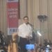 Capres 01, Anies Rasyid  Baswedan saat berorasi di hadapan ribuan simpatisan dan masyarakat Provinsi Gorontalo, Senin (8/1/2024) (putra/gopos)