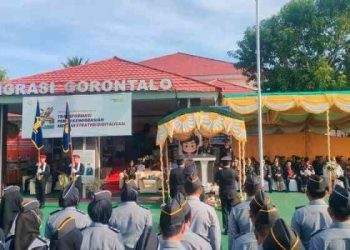 Kantor Imigrasi Gorontalo Upacara Hari Bhakti Imigrasi Ke-74 dengan Semangat Transformasi Digital