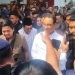 Calon Anggota DPD Fadel Muhammad (peci hitam) terlihat ikut hadir dalam kampanye Capres Anies Baswedan di Provinsi Gorontalo pada 8 Januari 2024.(Putra/gopos)