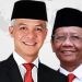 Pasangan Ganjar Pranowo-Mahfud MD