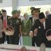 Penjabat Gubernur Gorontalo Ismail Pakaya saat melakukan ziarah dan tabur bunga di Taman Makan Pahlawan Nani Wartabone, Selasa (23/1/2024)