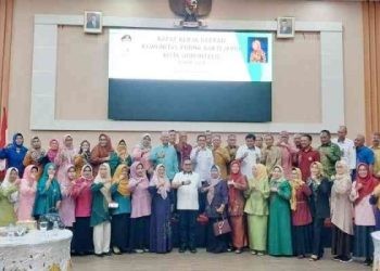 Rakerda Komunitas Purna Bakti (KPB) Kota Gorontalo di BLY, Rabu (10/1/2024).