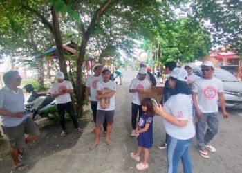 Sosialisasikan Pilpres 2024 Sekali Putaran, Relawan GSP Gorontalo Ajak Masyarakat Menangkan Prabowo-Gibran