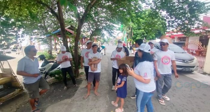 Sosialisasikan Pilpres 2024 Sekali Putaran, Relawan GSP Gorontalo Ajak Masyarakat Menangkan Prabowo-Gibran