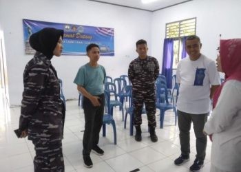 Kunjungan Kadinkes Provinsi Gorontalo Anang S. Otoluwa di Klinik Lanal Gorontalo.