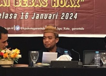 Divisi Teknis KPU Kota Gorontalo, Hairudin Polontalo.
