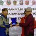 Bupati Pohuwato, Saipul Mbuinga, menerima penghargaan penyelesaian tertinggi Tindak Lanjut atas Rekomendasi Hasil Pemeriksaan (TLRHP), Badan Pemeriksa Keuangan Republik Indonesia (BPK RI) Perwakilan Provinsi Gorontalo.