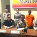 Kapolres Boltim AKBP Sugeng Setyo Budhi saat memimpin konferensi pers terkait kasus pembunuhan bocah 8 tahun, Jumat (19/1/2024). (F. Agung Laite Mokodompit /BoganiNews.com for Gopos.id)